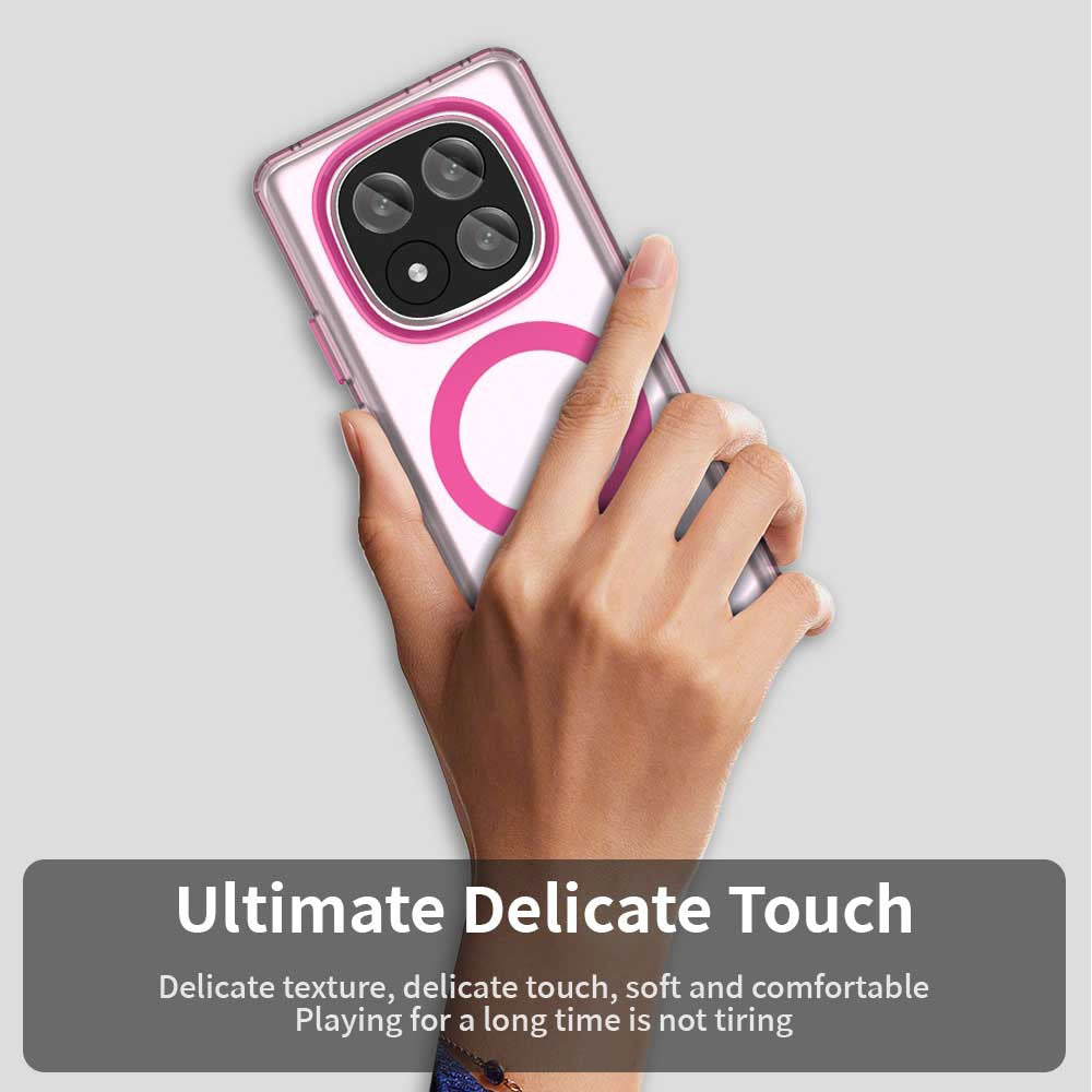 MagSafe Case for Xiaomi Redmi Note 14 Pro+ 5G, Techsuit, CandyCase, Pink