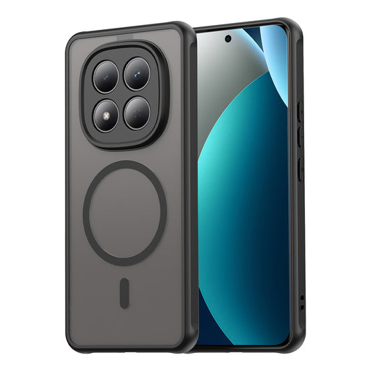 MagSafe hoesje voor Xiaomi Redmi Note 15 Pro 4G, Techsuit, HaloFrost II, Zwart
