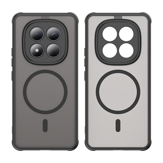 MagSafe hoesje voor Xiaomi Redmi Note 15 Pro 4G, Techsuit, HaloFrost II, Zwart