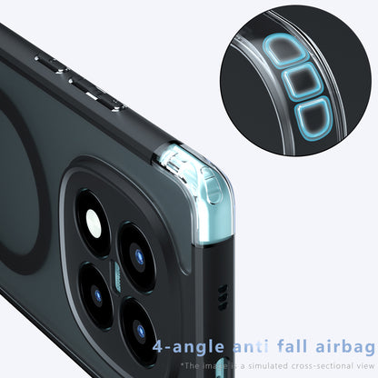 Étui MagSafe pour Xiaomi Redmi Note 15 Pro 4G, Techsuit, PureFrost, Noir Satiné