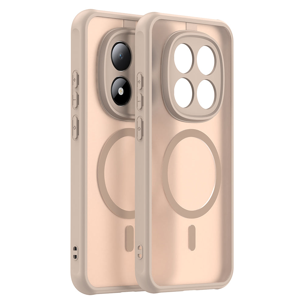 Étui MagSafe pour Xiaomi Redmi Note 15 Pro 5G, Techsuit, HaloFrost II, Doré