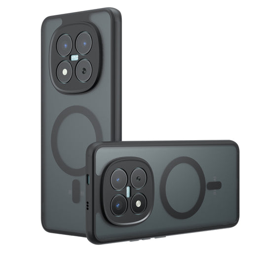 MagSafe hoes voor Xiaomi Redmi Note 15 Pro 5G, Techsuit, PureFrost, Satijnzwart