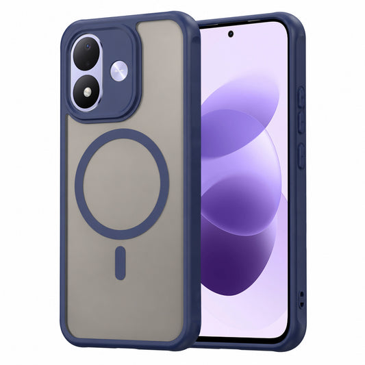 MagSafe-hoesje voor Xiaomi Redmi Note 17 4G / Note 17 5G, Techsuit, HaloFrost II, marineblauw
