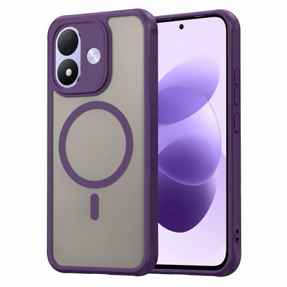 Coque MagSafe pour Xiaomi Redmi Note 17 4G / Note 17 5G, Techsuit, HaloFrost II, violette