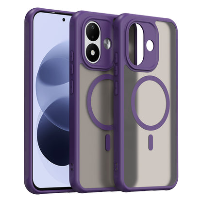 Coque MagSafe pour Xiaomi Redmi Note 17 4G / Note 17 5G, Techsuit, HaloFrost II, violette