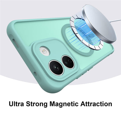 Coque MagSafe pour Xiaomi Redmi Note 17 4G / Note 17 5G, Techsuit, HaloFrost II, vert clair