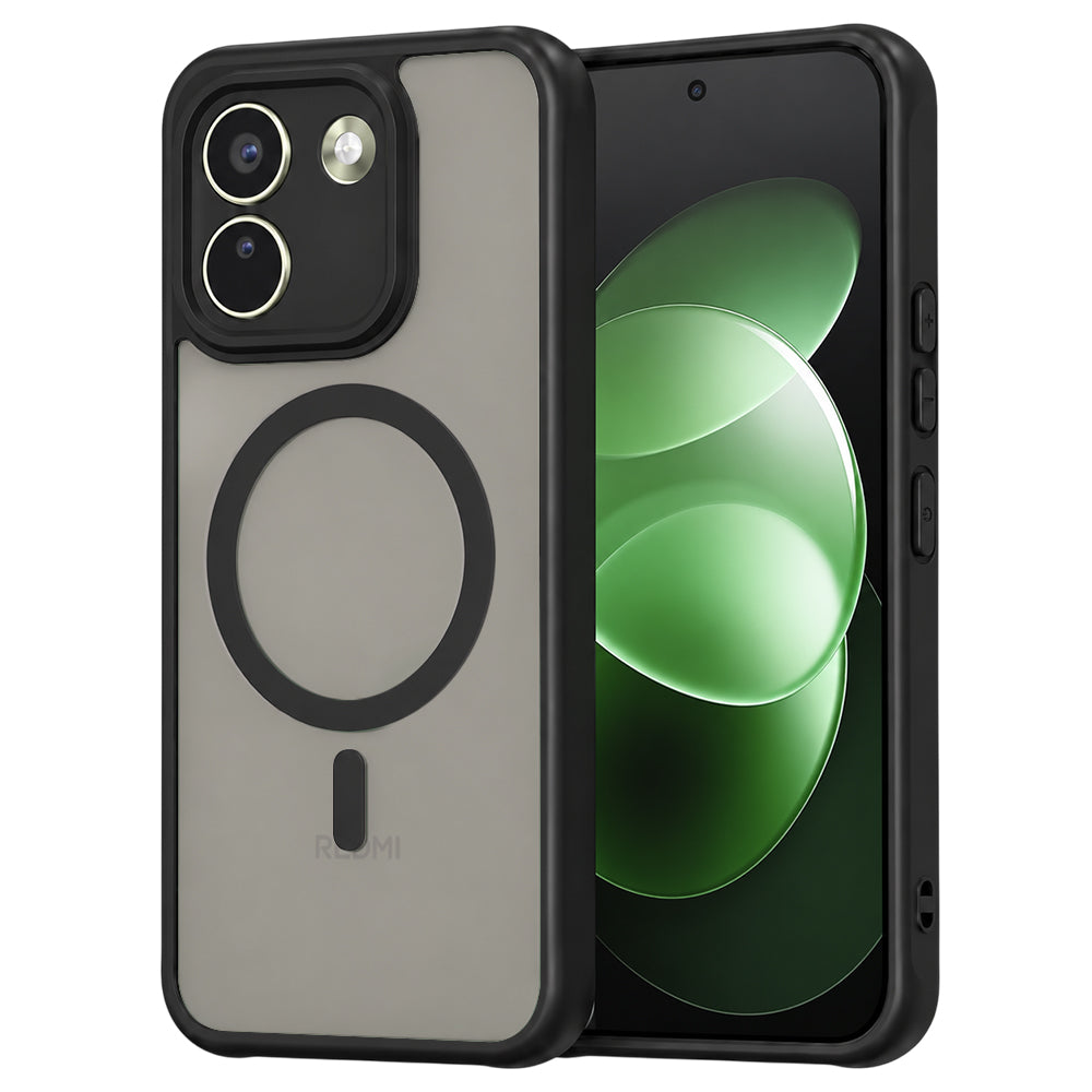 Coque MagSafe pour Xiaomi Redmi Note 17 Pro Max, Techsuit, HaloFrost II, noire