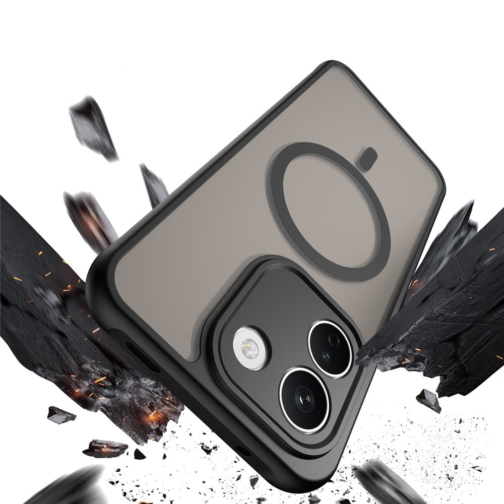 Coque MagSafe pour Xiaomi Redmi Note 17 Pro Max, Techsuit, HaloFrost II, noire