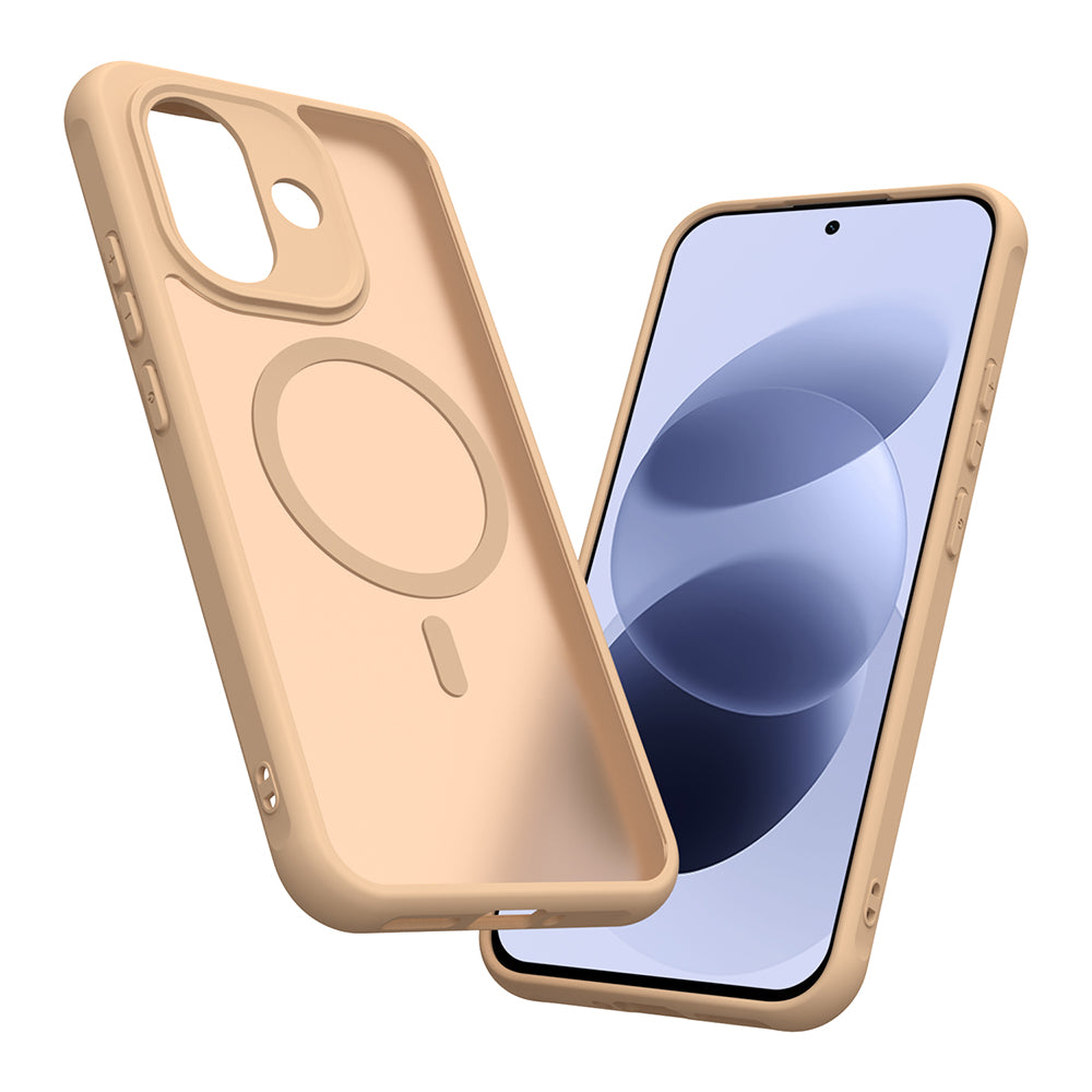 Coque MagSafe pour Xiaomi Redmi Note 17 Pro, Techsuit, HaloFrost II, dorée