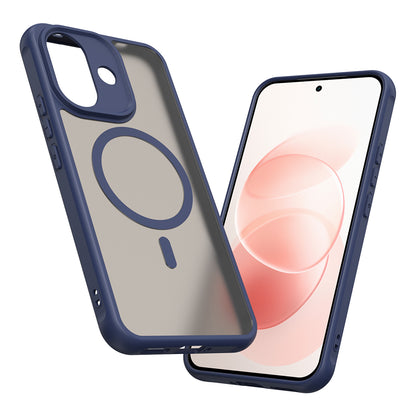 Coque MagSafe pour Xiaomi Redmi Note 17 Pro, Techsuit, HaloFrost II, bleu marine