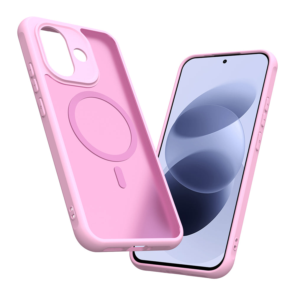 MagSafe-Hülle für Xiaomi Redmi Note 17 Pro, Techsuit, HaloFrost II, Rosa