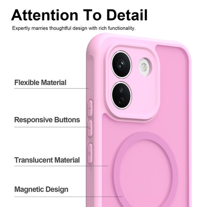 MagSafe-Hülle für Xiaomi Redmi Note 17 Pro, Techsuit, HaloFrost II, Rosa
