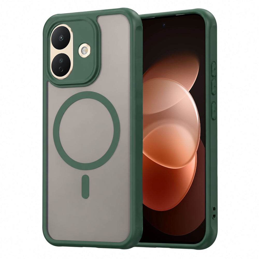 MagSafe-hoesje voor Xiaomi Redmi Note 17 Pro, Techsuit, HaloFrost II, groen