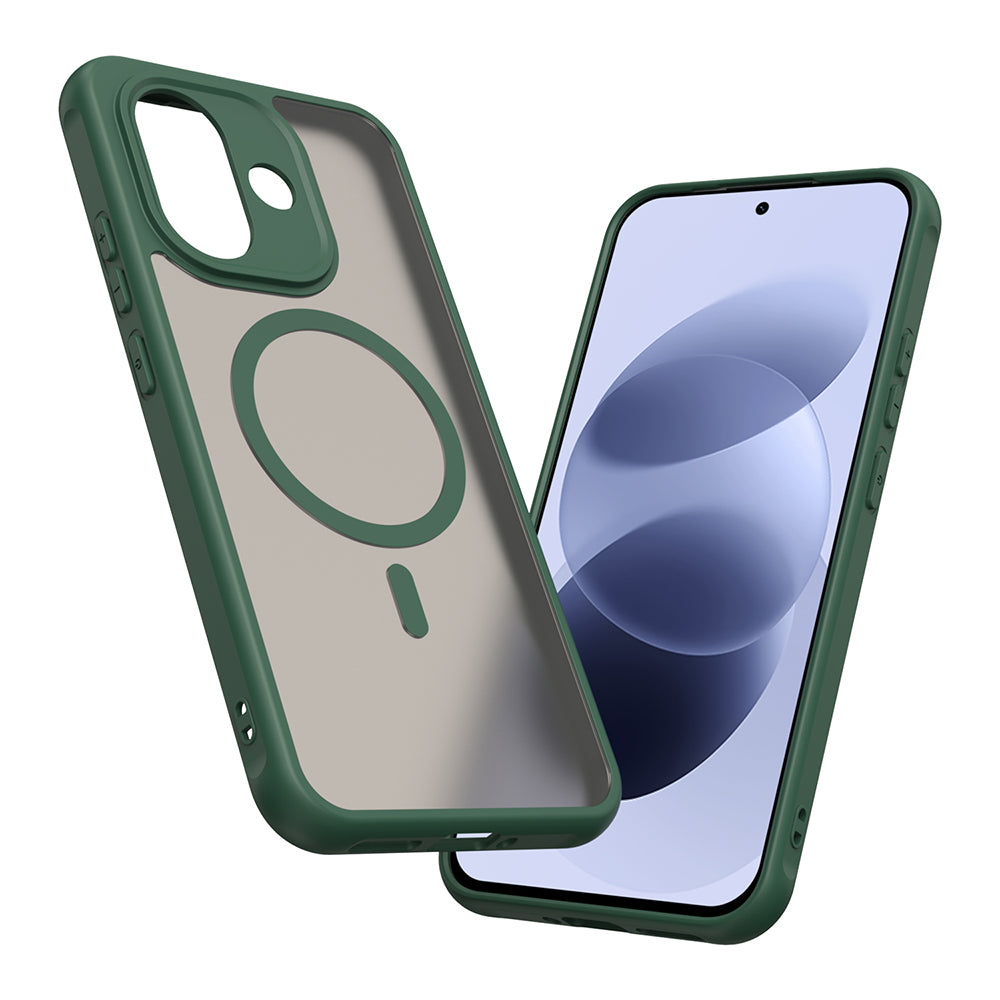 MagSafe-hoesje voor Xiaomi Redmi Note 17 Pro, Techsuit, HaloFrost II, groen