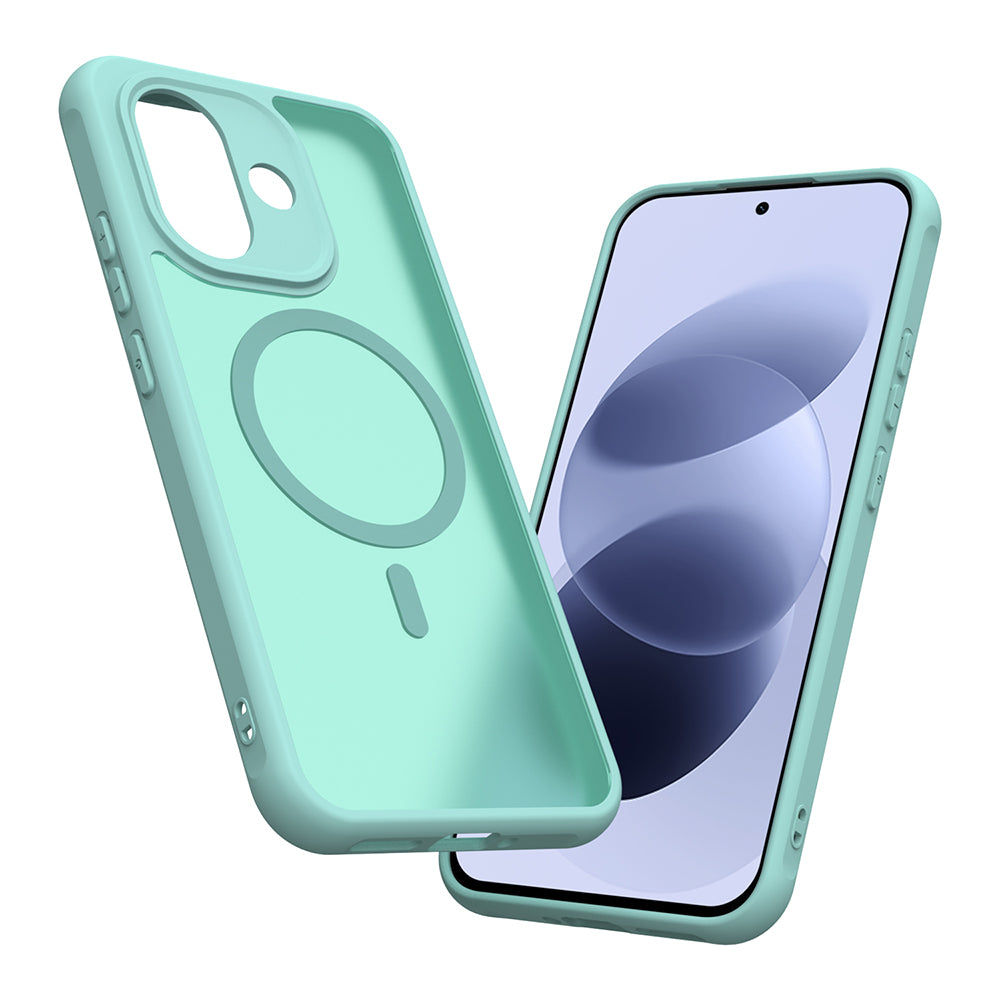 MagSafe-hoesje voor Xiaomi Redmi Note 17 Pro, Techsuit, HaloFrost II, lichtgroen