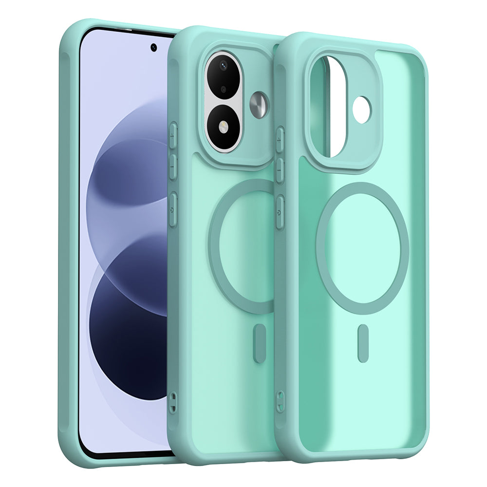 MagSafe-hoesje voor Xiaomi Redmi Note 17 Pro, Techsuit, HaloFrost II, lichtgroen