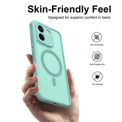 MagSafe-hoesje voor Xiaomi Redmi Note 17 Pro, Techsuit, HaloFrost II, lichtgroen