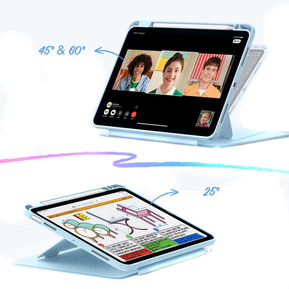 Hoes voor Apple iPad Air 13 (2026) / Air 13 (2025) / Air 13 (2024), ESR, Flip Hybrid, Blauw
