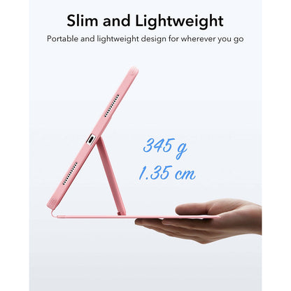 Case for Apple iPad (2025) / (2022), ESR, Flip Hybrid, Pink