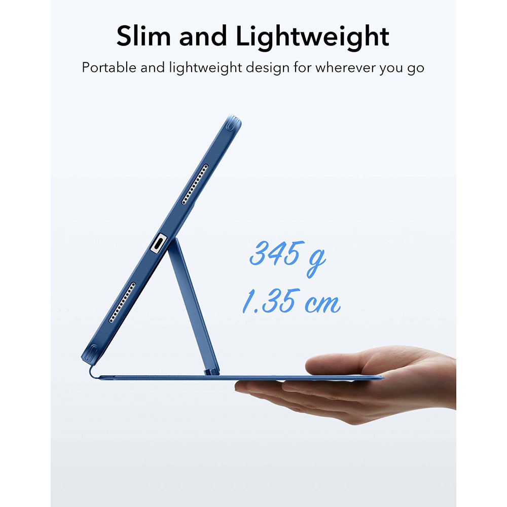 Hoes voor Apple iPad (2025) / (2022), ESR, Flip Hybrid, Blauw