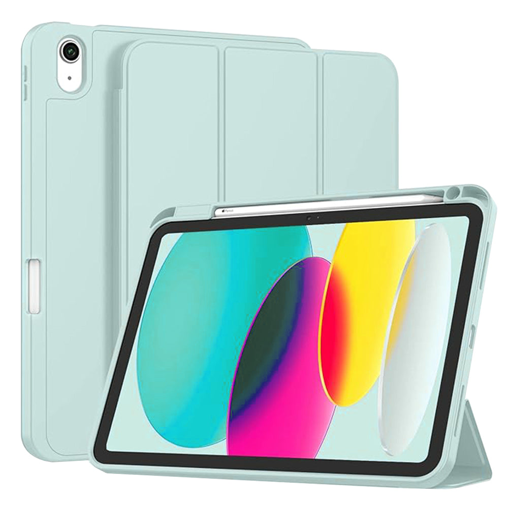 Hoes voor Apple iPad (2025) / (2022), Techsuit, Flex Trifold, Blauw