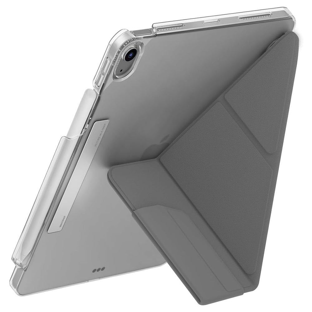 Étui pour Apple iPad (2025), UNIQ, Camden Click, Gris