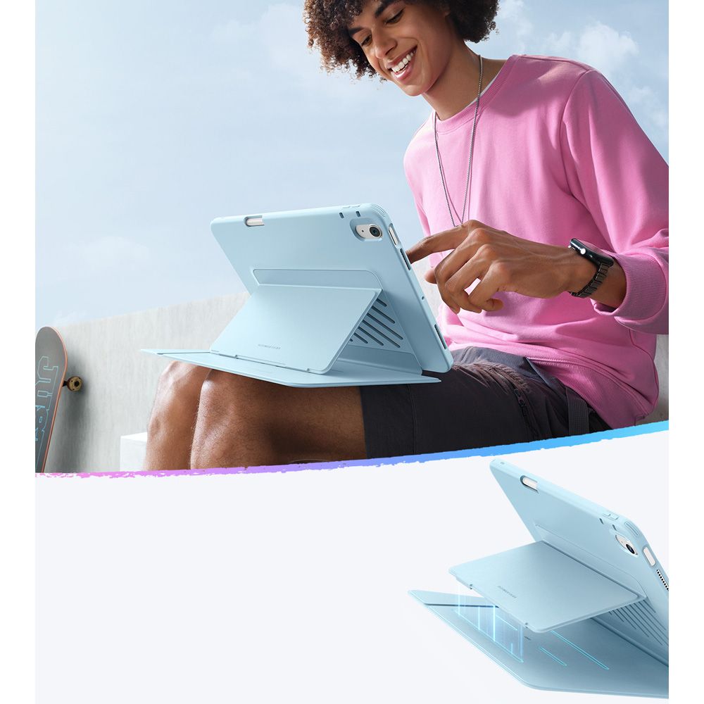 Hoes voor Apple iPad Air 13 (2026) / Air 13 (2025) / Air 13 (2024), ESR, Flip Hybrid, Blauw