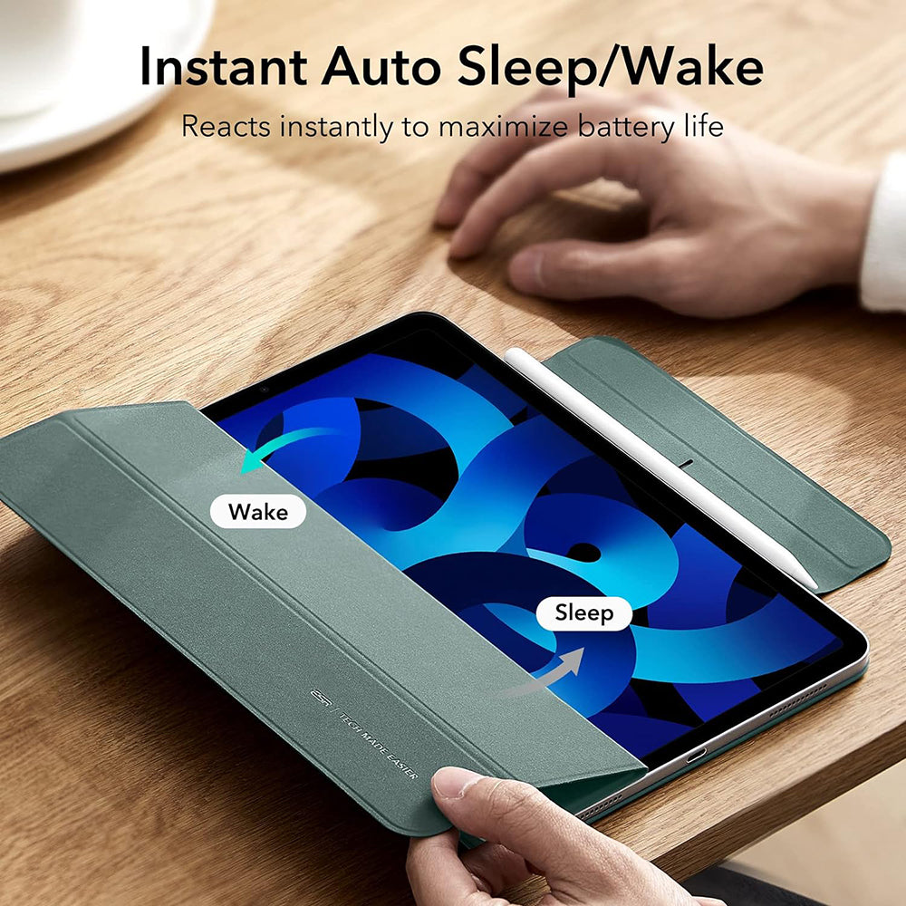 Hülle für Apple iPad Air 11 (2024) / Air (2022) / Air (2020) / Pro 11 (2018), ESR, Rebound, Satin Grün
