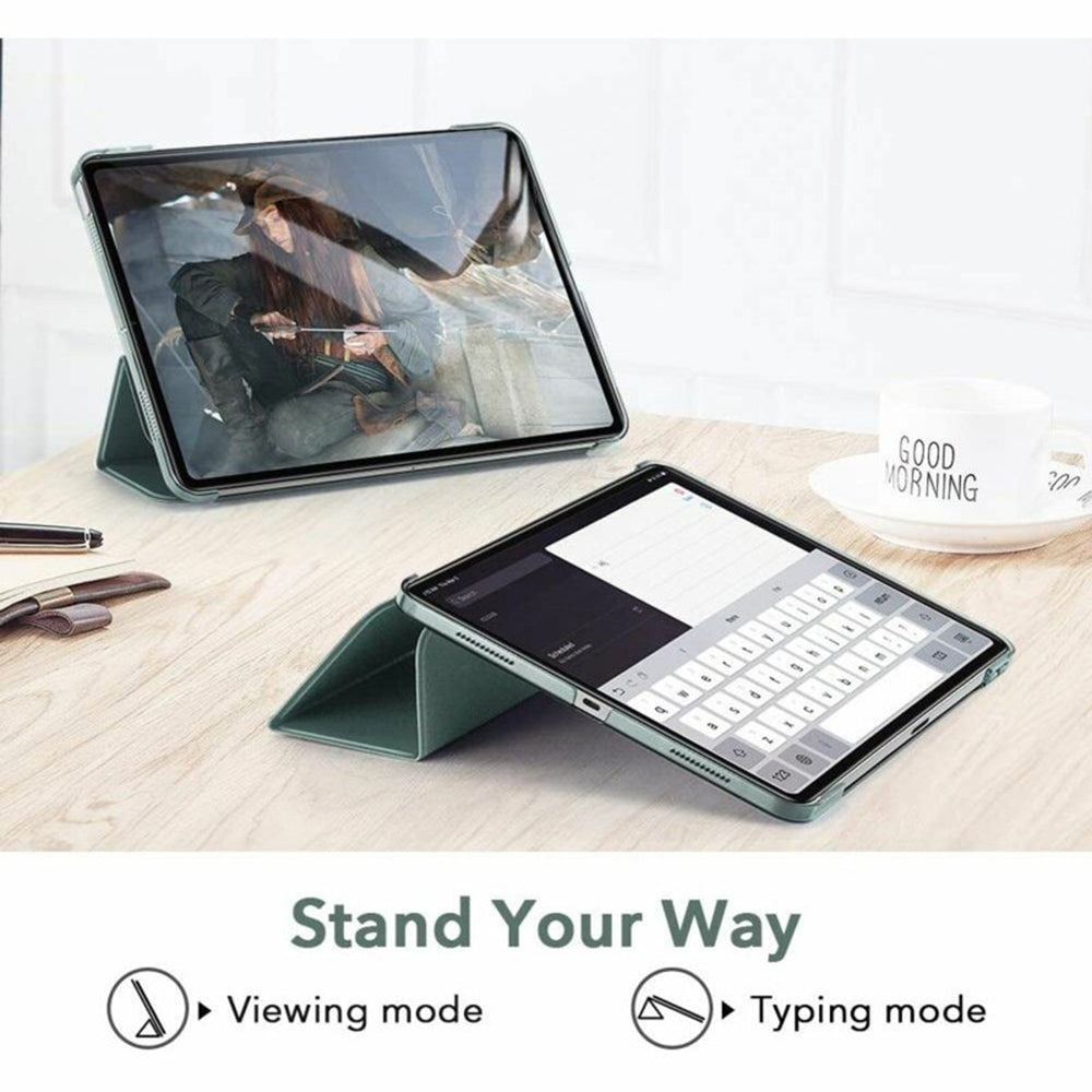 Étui pour Apple iPad Air 11 (2025) / Air 11 (2024) / Air (2022) / Air (2020), ESR, Ascend Trifold, Vert Satiné