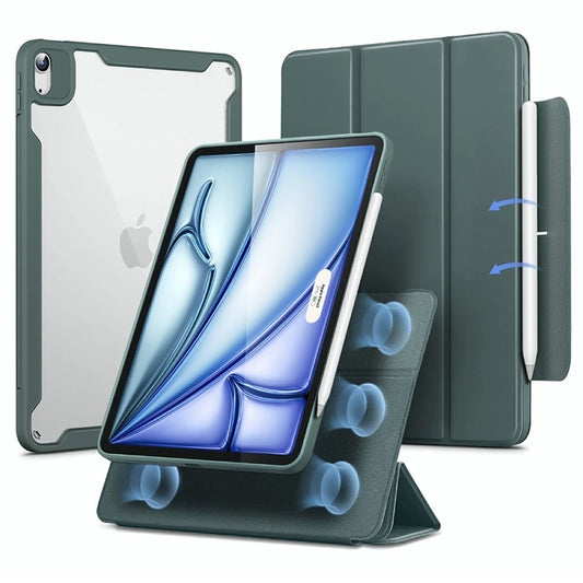 Étui pour Apple iPad Air 11 (2025) / Air 11 (2024) / Air (2022) / Air (2020), ESR, Rebound Hybrid, Vert Satiné