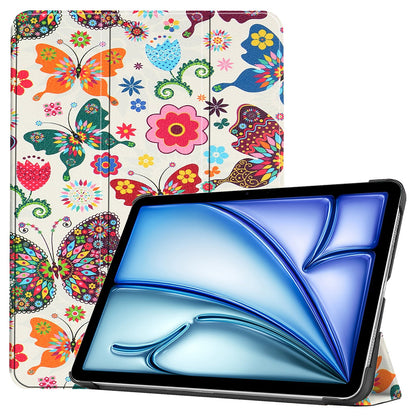 Coque pour Apple iPad Air 11 (2026) / iPad Air 11 (2025) / Air 11 (2024), Techsuit, FoldPro Butterfly, Multicolore