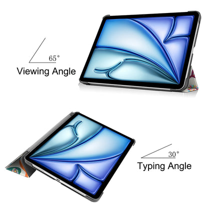 Coque pour Apple iPad Air 11 (2026) / iPad Air 11 (2025) / Air 11 (2024), Techsuit, FoldPro Butterfly, Multicolore