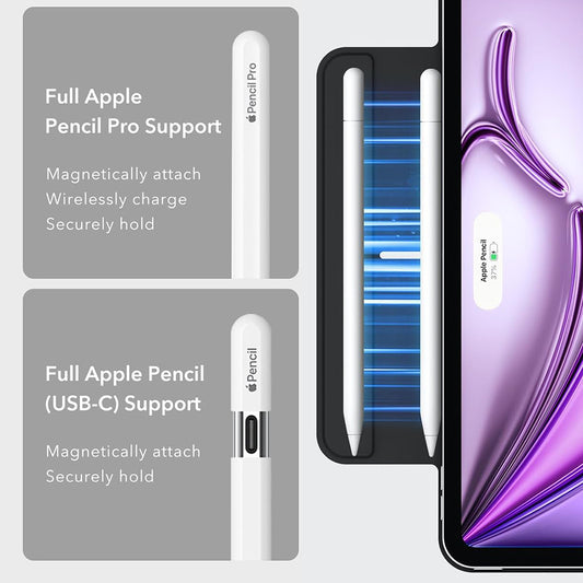 Hoes voor Apple iPad Air 13 (2026) / Air 13 (2025) / Air 13 (2024), ESR, Rebound, Zwart