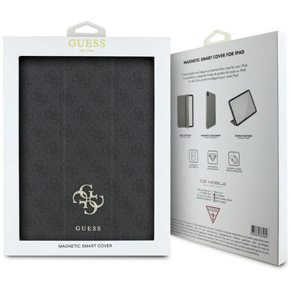 Hoes voor Apple iPad Air 13 (2026) / Air 13 (2025) / Air 13 (2024), Guess, 4G Groot Logo, Zwart