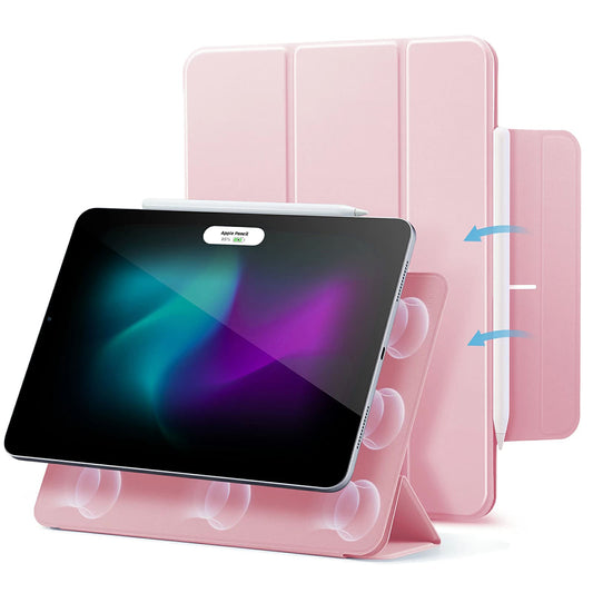 Hoes voor Apple iPad Air 13 (2026) / Air 13 (2025) / Air 13 (2024) / Pro 12.9 (2022) / Pro 12.9 (2021), ESR, Rebound, Roze