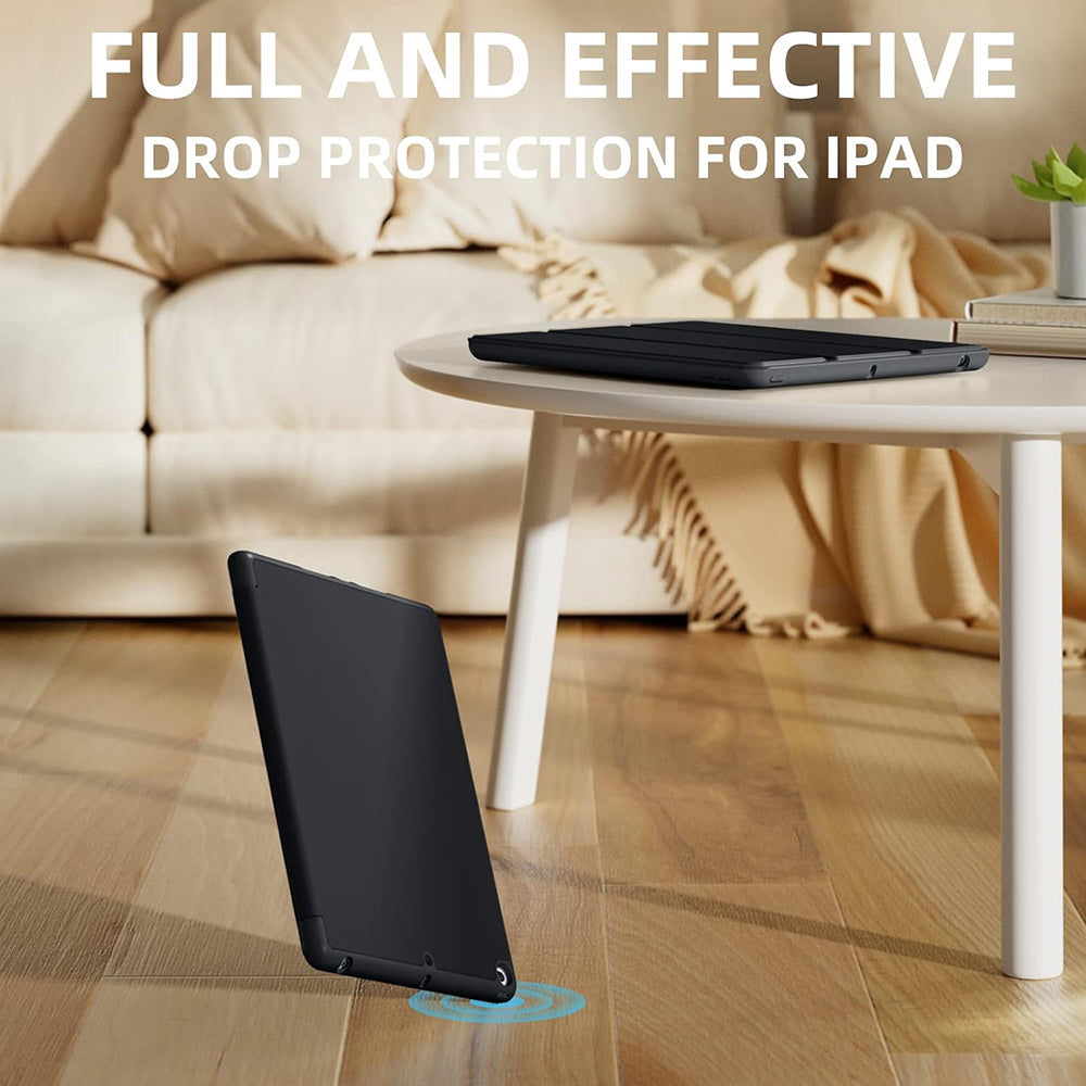 Hoes voor Apple iPad Air (2019) / Pro 10.5 (2017), Techsuit, Flex Trifold, Zwart