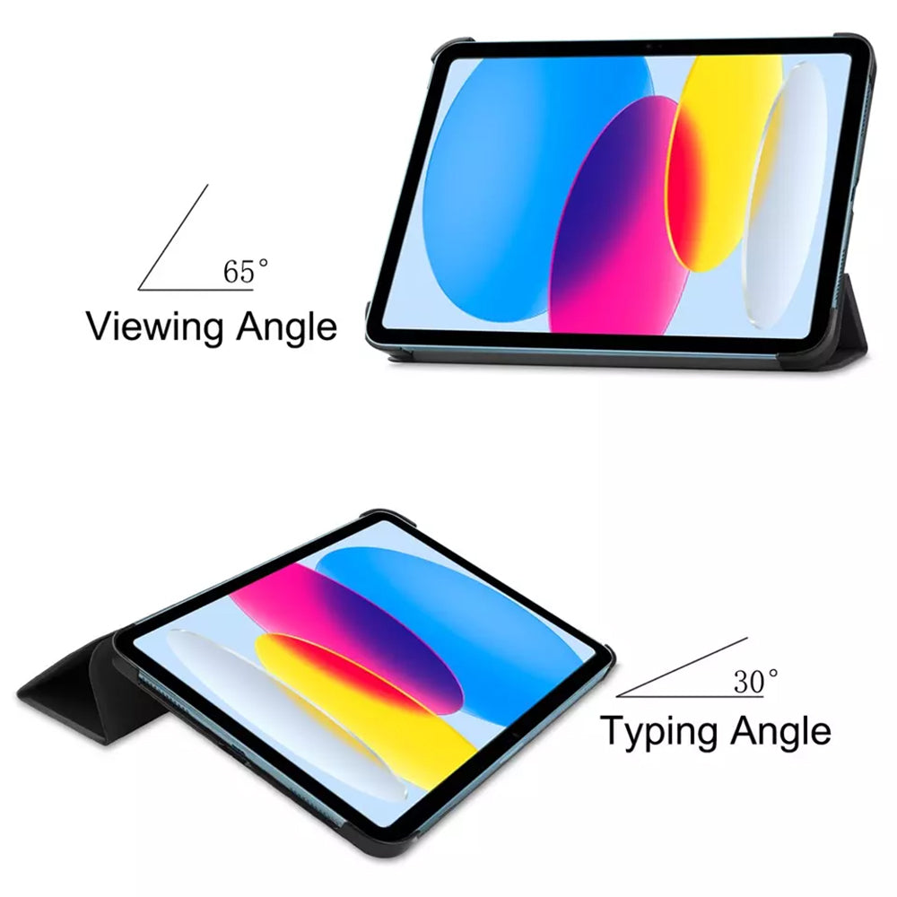Hülle für Apple iPad Air (2022) / Air (2020), Techsuit, FoldPro, Schwarz
