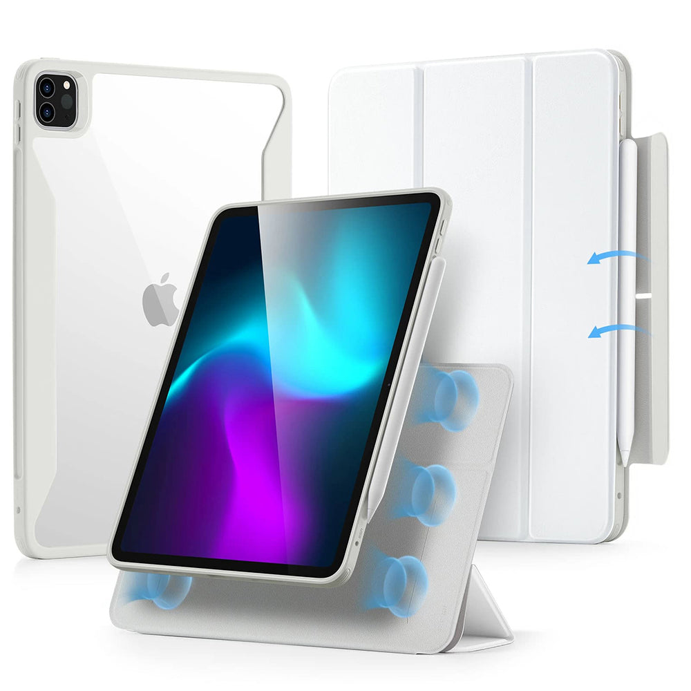 Étui pour Apple iPad Pro 11 (2024), ESR, Rebound Hybrid, Blanc