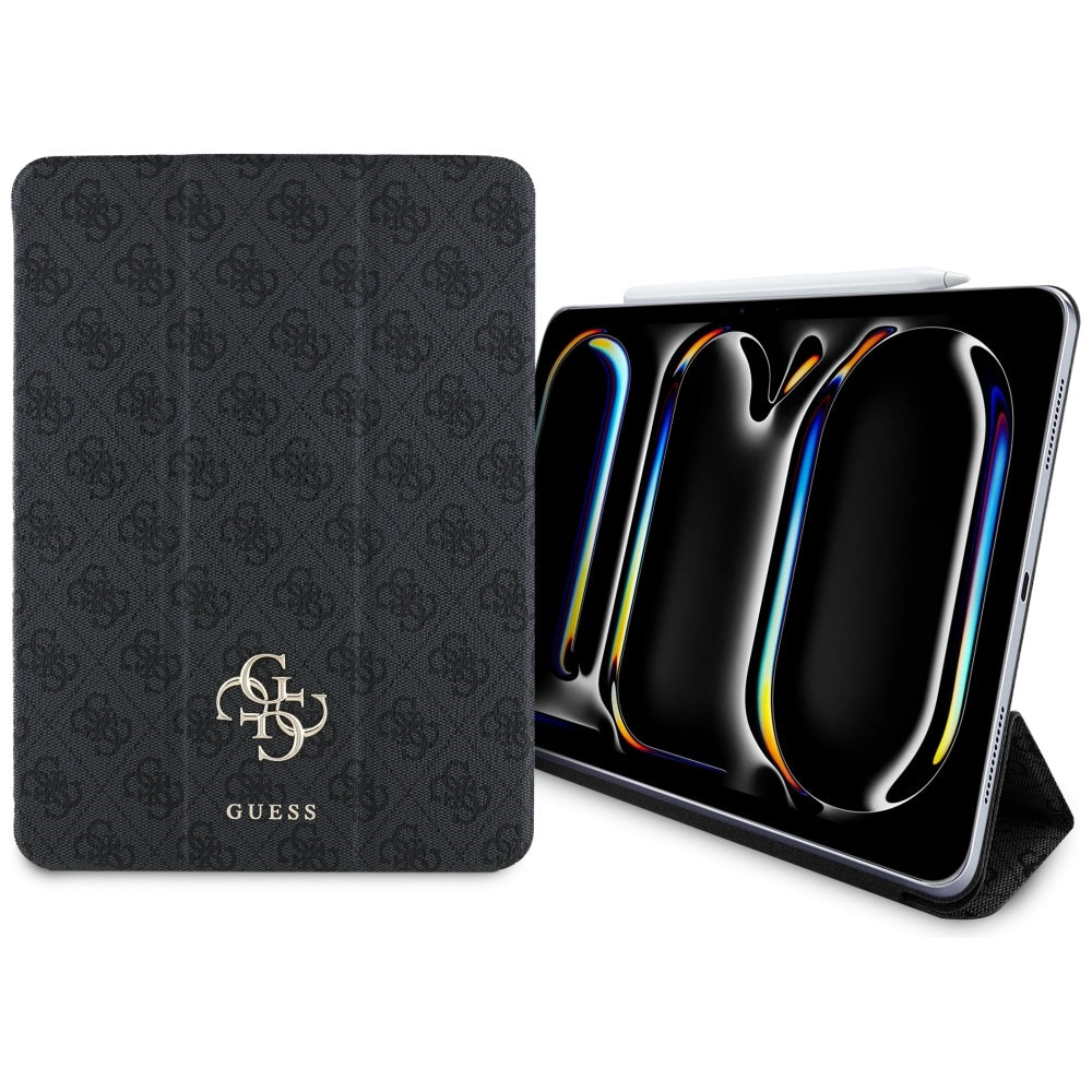 Hoes voor Apple iPad Pro 11 (2024), Guess, 4G Big Logo, Zwart
