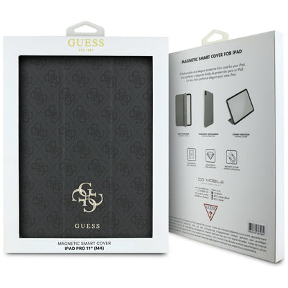 Hoes voor Apple iPad Pro 11 (2024), Guess, 4G Big Logo, Zwart