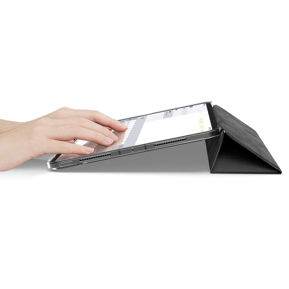 Étui pour Apple iPad Pro 11 (2024), Spigen, Liquid Air Folio, Noir ACS09440