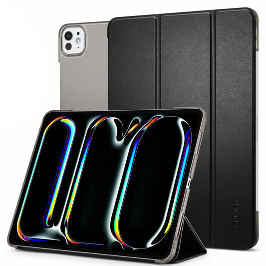 Coque pour Apple iPad Pro 11 (2024), Spigen, Smart Fold, Noire ACS07025