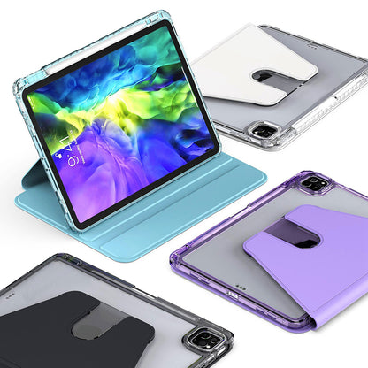 Coque pour Apple iPad Pro 11 (2024), Techsuit, Crystal Vision, Bleu