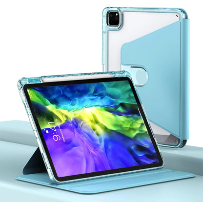 Coque pour Apple iPad Pro 11 (2024), Techsuit, Crystal Vision, Noire