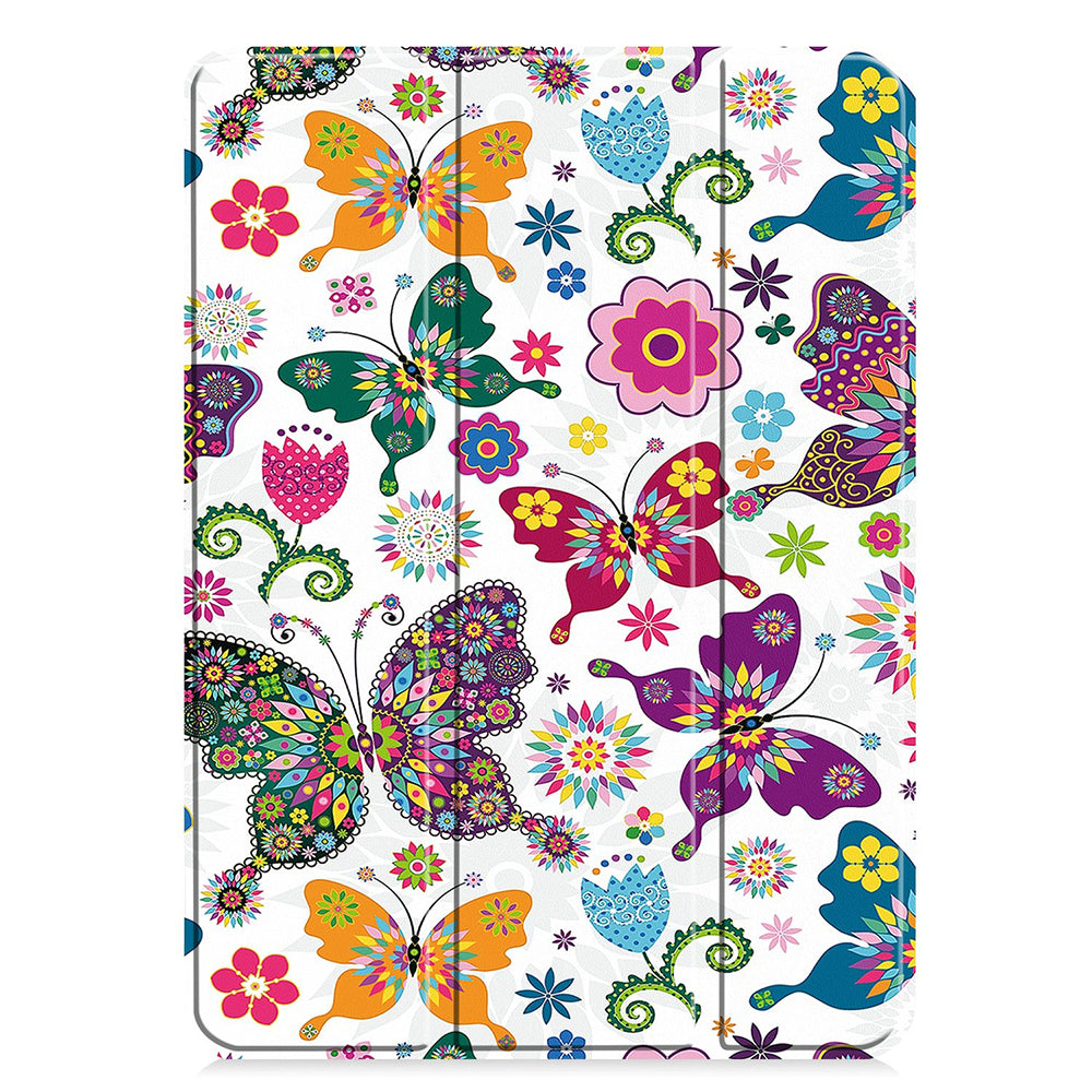 Hülle für Apple iPad Pro 11 (2024), Techsuit, FoldPro Butterfly, Mehrfarbig