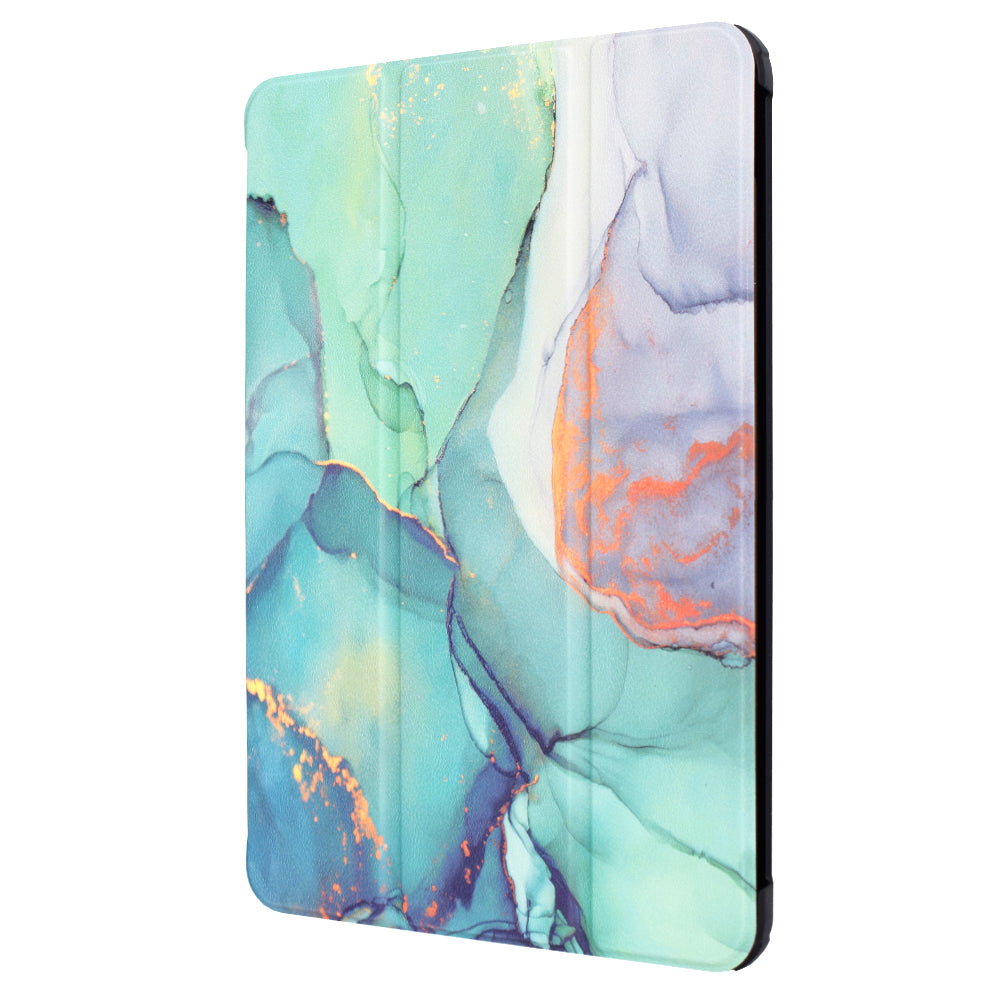 Hülle für Apple iPad Pro 11 (2024), Techsuit, FoldPro Green Time, Mehrfarbig
