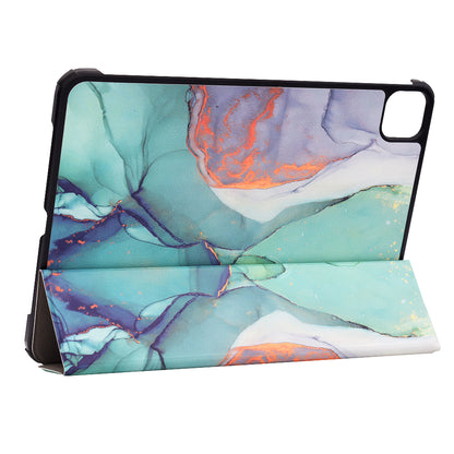 Hülle für Apple iPad Pro 11 (2024), Techsuit, FoldPro Green Time, Mehrfarbig