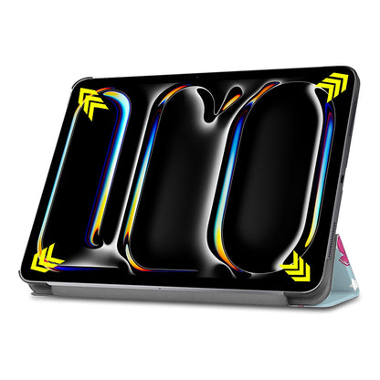 Hülle für Apple iPad Pro 11 (2024), Techsuit, FoldPro Unicorn, Mehrfarbig