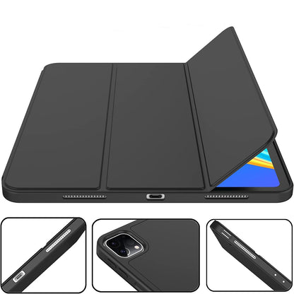 Housse pour Apple iPad Pro 12.9 (2022) / Pro 12.9 (2021) / Pro 12.9 (2020) / Pro 12.9 (2018), Techsuit, Flex Trifold, Vert Matcha