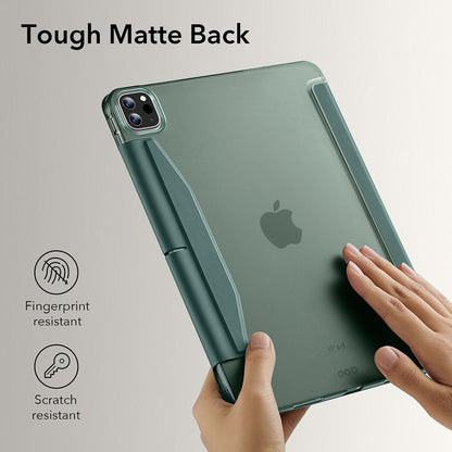 Housse pour Apple iPad Pro 13 (2024), ESR, Ascend Trifold, Vert Satiné